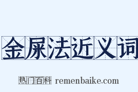 金屎法近义词是什么意思的图片